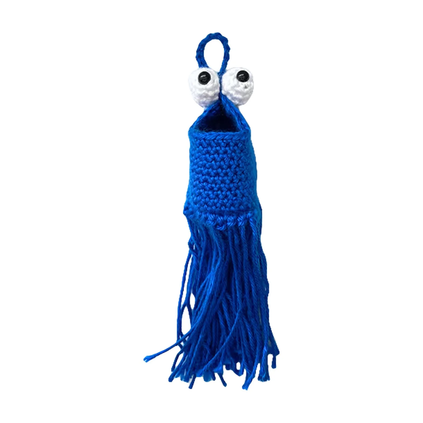 LHWEN Crochet Alien Plant Hanger Pattern Mini Crochet Hanging Planter Mars Basket Rear View Car Hanger Crochet Pattern for Plant Hair Ties and Toys Easy to Install Gift for Plant Lovers
