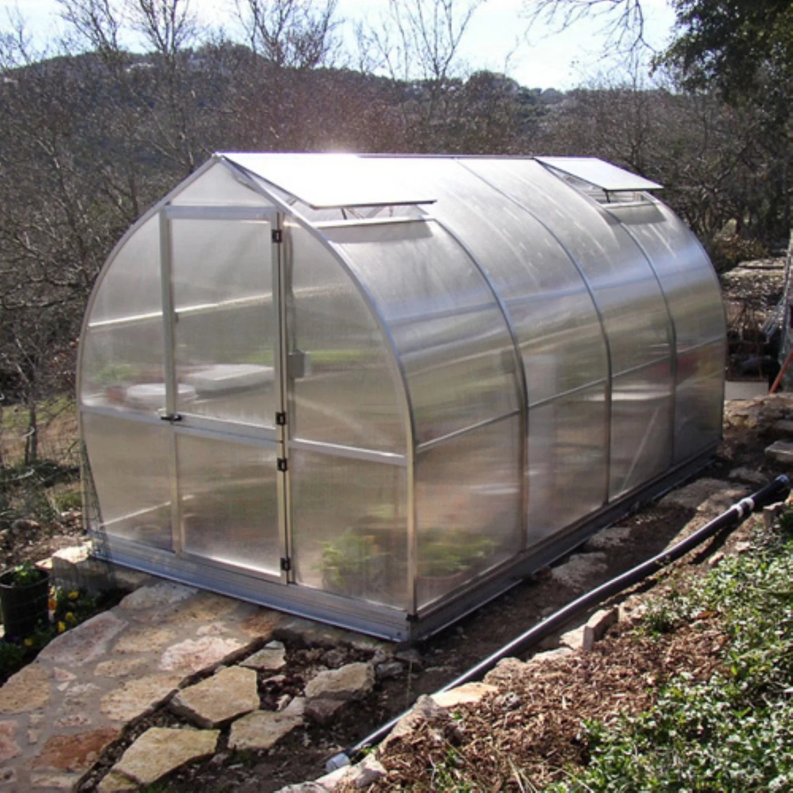 Hoklartherm RIGA IVS 7.6 x 14-Foot Greenhouse Kit
