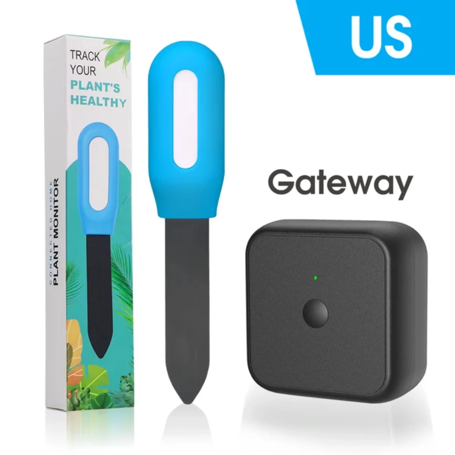 Zigbee WiFi/Bluetooth-compatible Temperature Monitor Wireless Greenhouse Soil Moisture Sensor Waterproof Thermometer Hygrometer