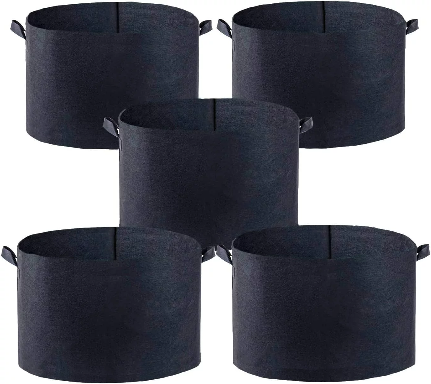 NAMZI Gallon Grow Bags 300g Thickened Non-Woven Plant Fabric Pots Variety with Strong Handles for Growing Potato, Mushroom