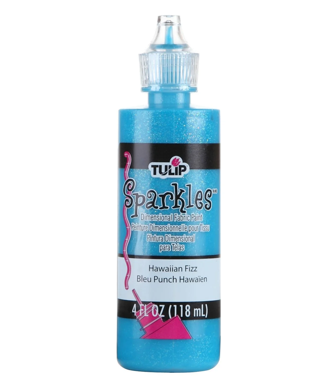 Tulip Slick Brown Dimensional Fabric Paint, 4 fl oz