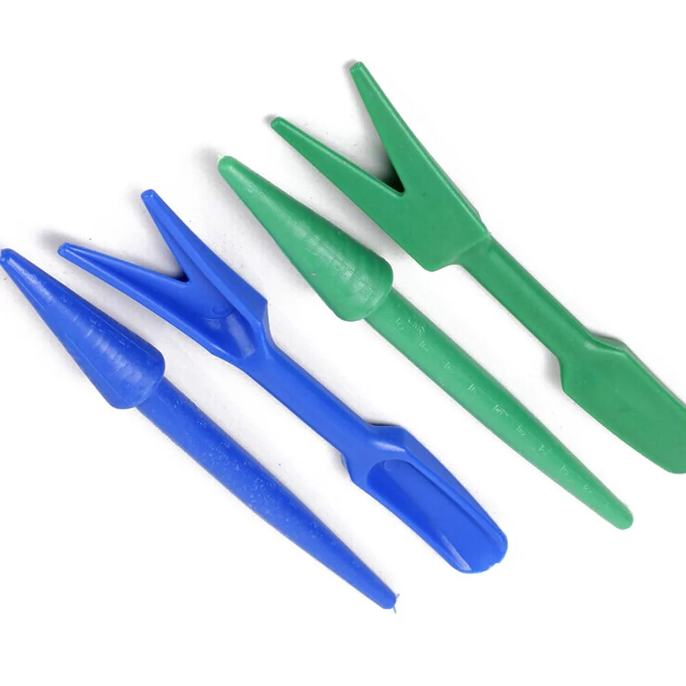 2 Pcs Gardening Stuff Equipment Supplies Planting Seedlings Dibber Tool Widger Transplanting Succulents