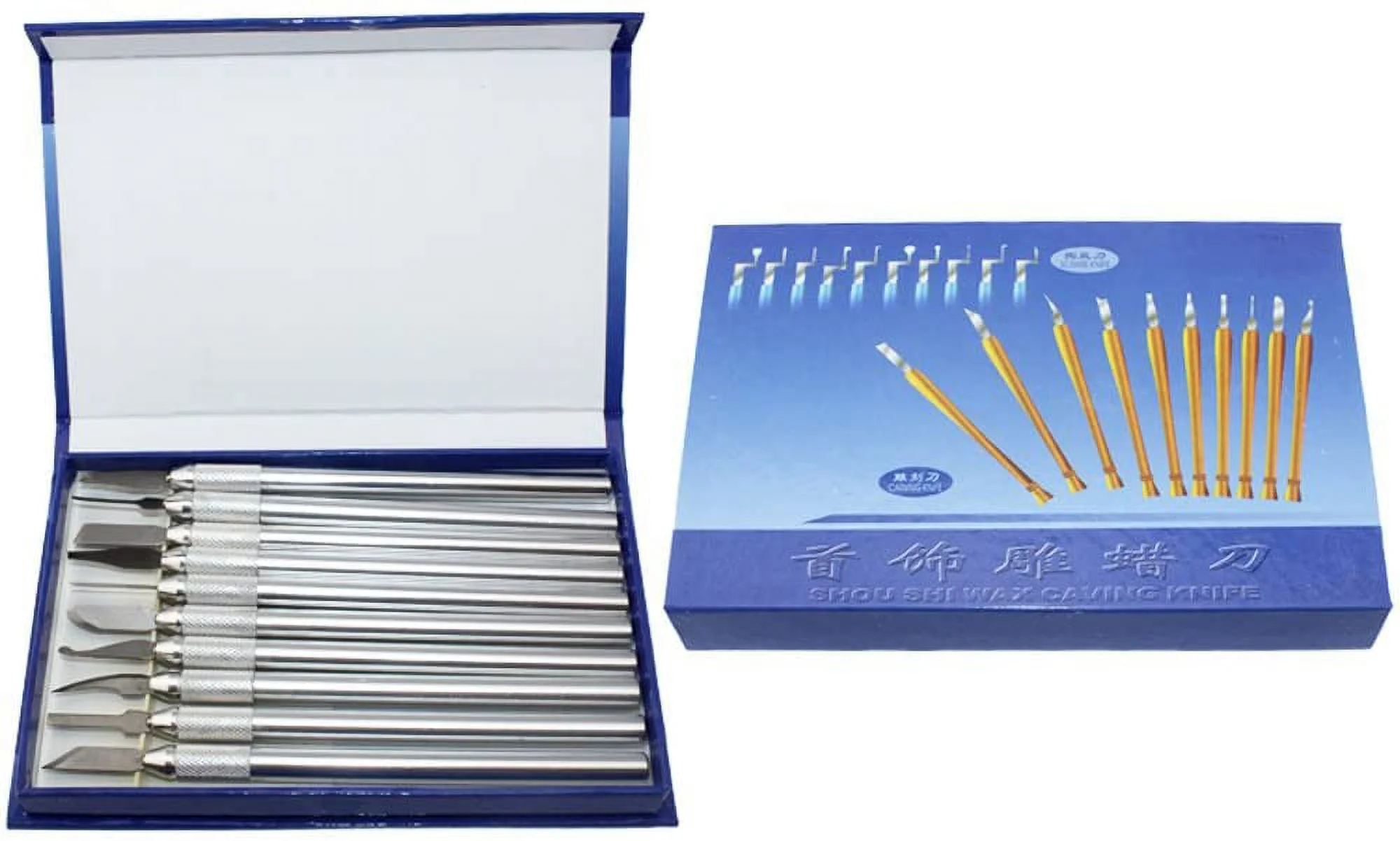 NIUPIKA Wax Carving Knives Pottery Clay Sculpting Blades Carvers Tool Set Steel Modeling Hand Craft Tool