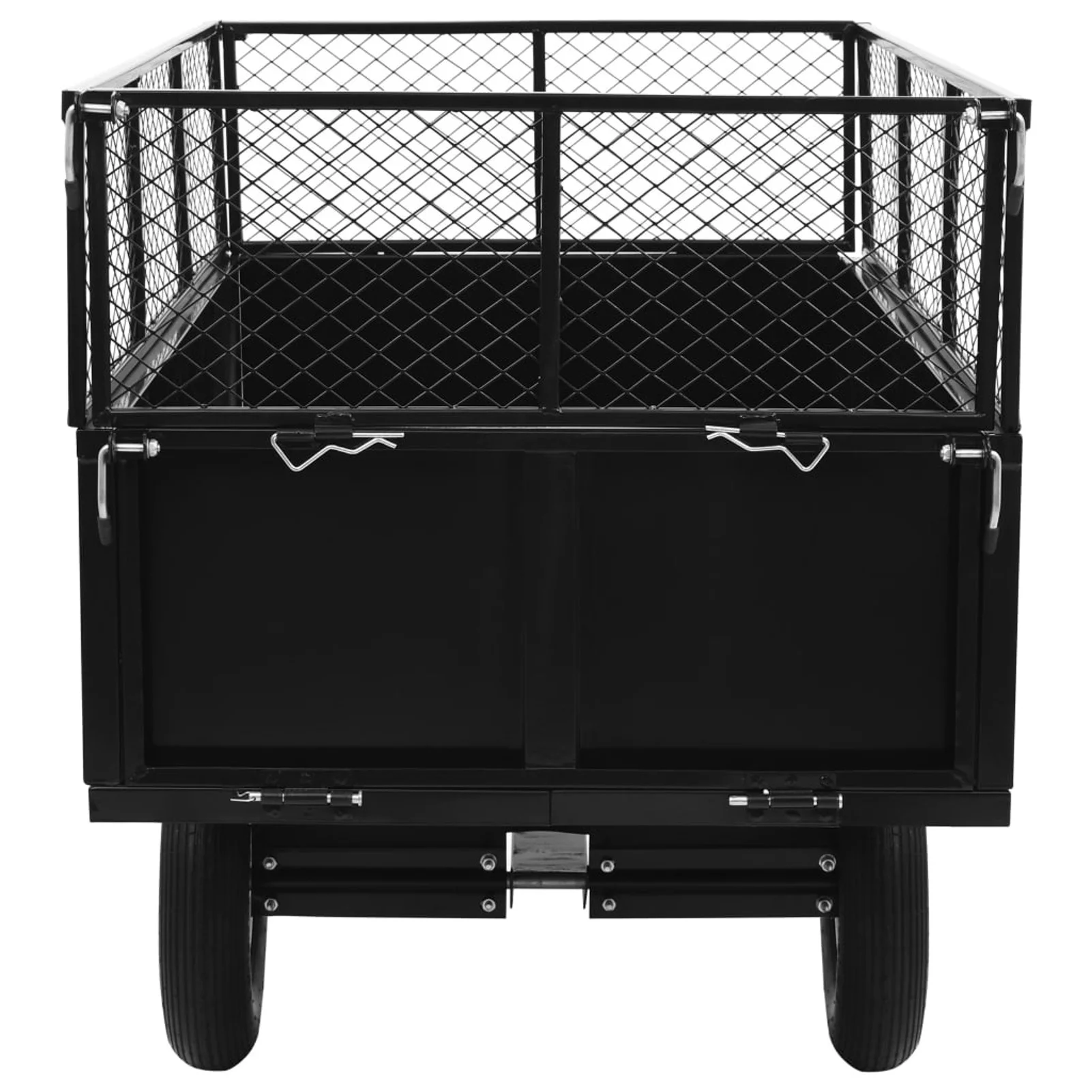 Andoer parcel,X 30.3 X 30.3 X 40.6 With Wheels Frame Cart 60.2 Side Walls Steel Frame Cart Lawn Mower Cart 60.2 X 60.2 X 30.3 Walls Steel Frame X W X Cabinet 23.6