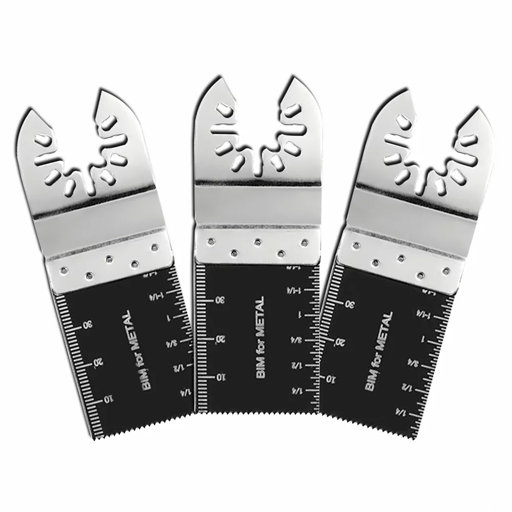 Pluokvzr 20Pcs Oscillating Multi Tool Blades Wood Mix Saw Blades Oscillating Carbon Steel Cutter