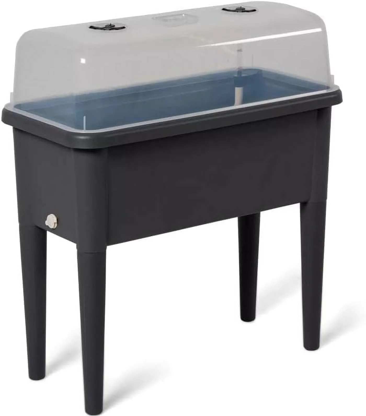 Self-Watering Standing Salad Planter with Cloche | 30