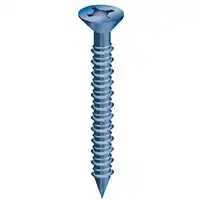 Cobra Anchors 633J Concrete Screws Flat Head 1/4 Inch By 2-3/4 Inch With Drill Bit 25 Pack