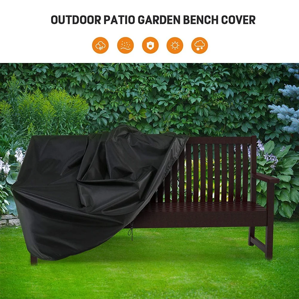Ruibeauty Patio Furniture Covers, Outdoor Furniture Cover Waterproof, General Purpose, Outside Table and Chair Covers,Black,52.8x26x35inch