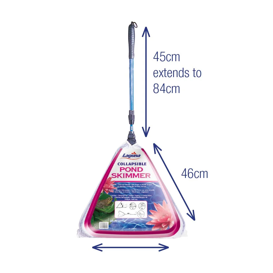 Laguna Collapsible Pond Skimmer with Telescoping Handle Net (18\