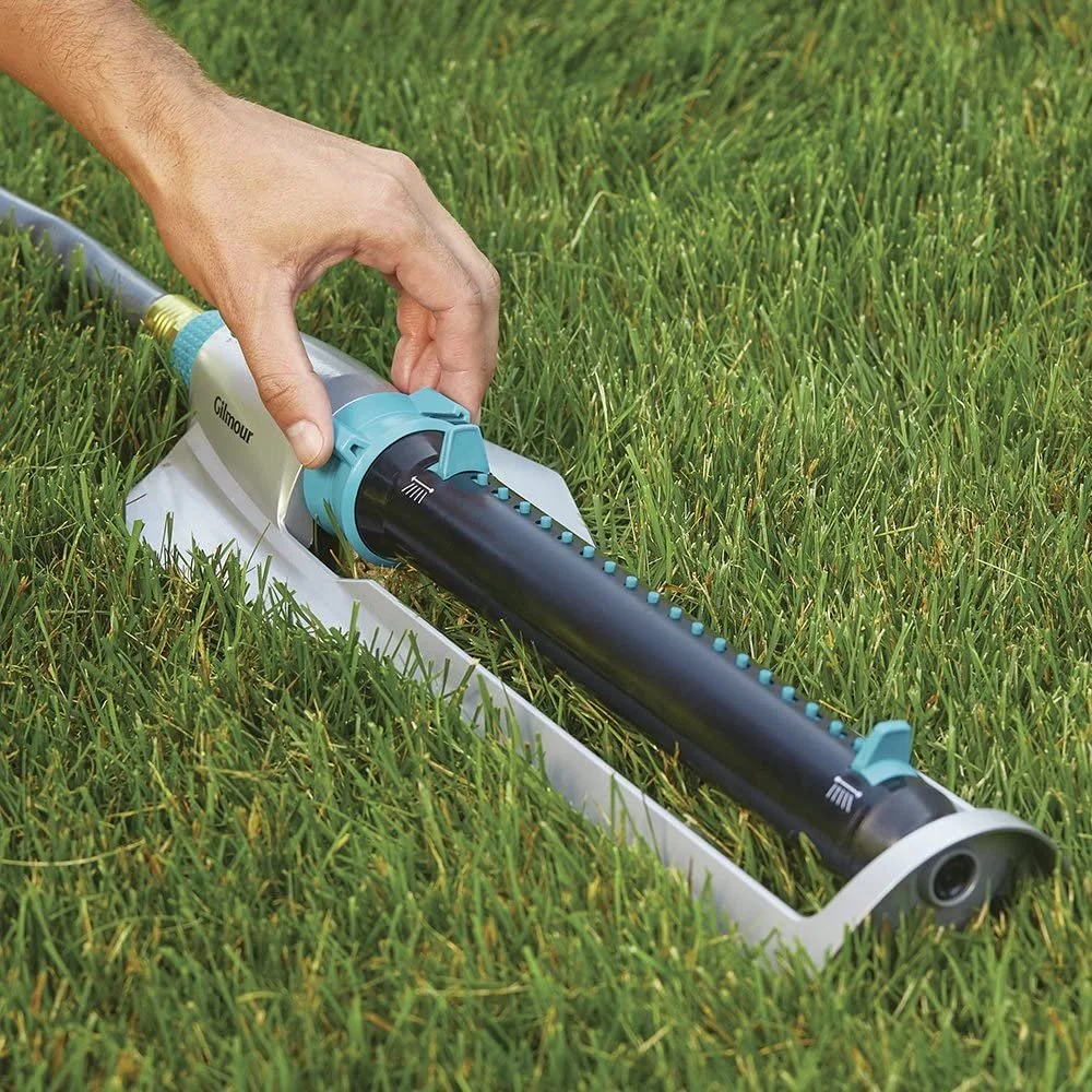 Gilmour Heavy Duty Rectangular Sprinkler with on/off switch