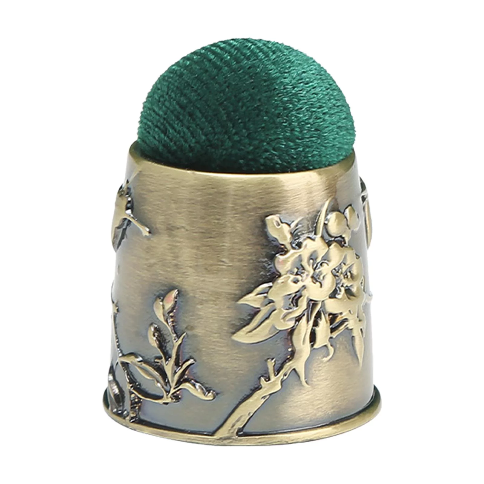 Felt Pin Cushion with Pins Handcraft Small felt decor work Wearable Cute for Sewing Supplies Quilting Tool DIY Crafts Green