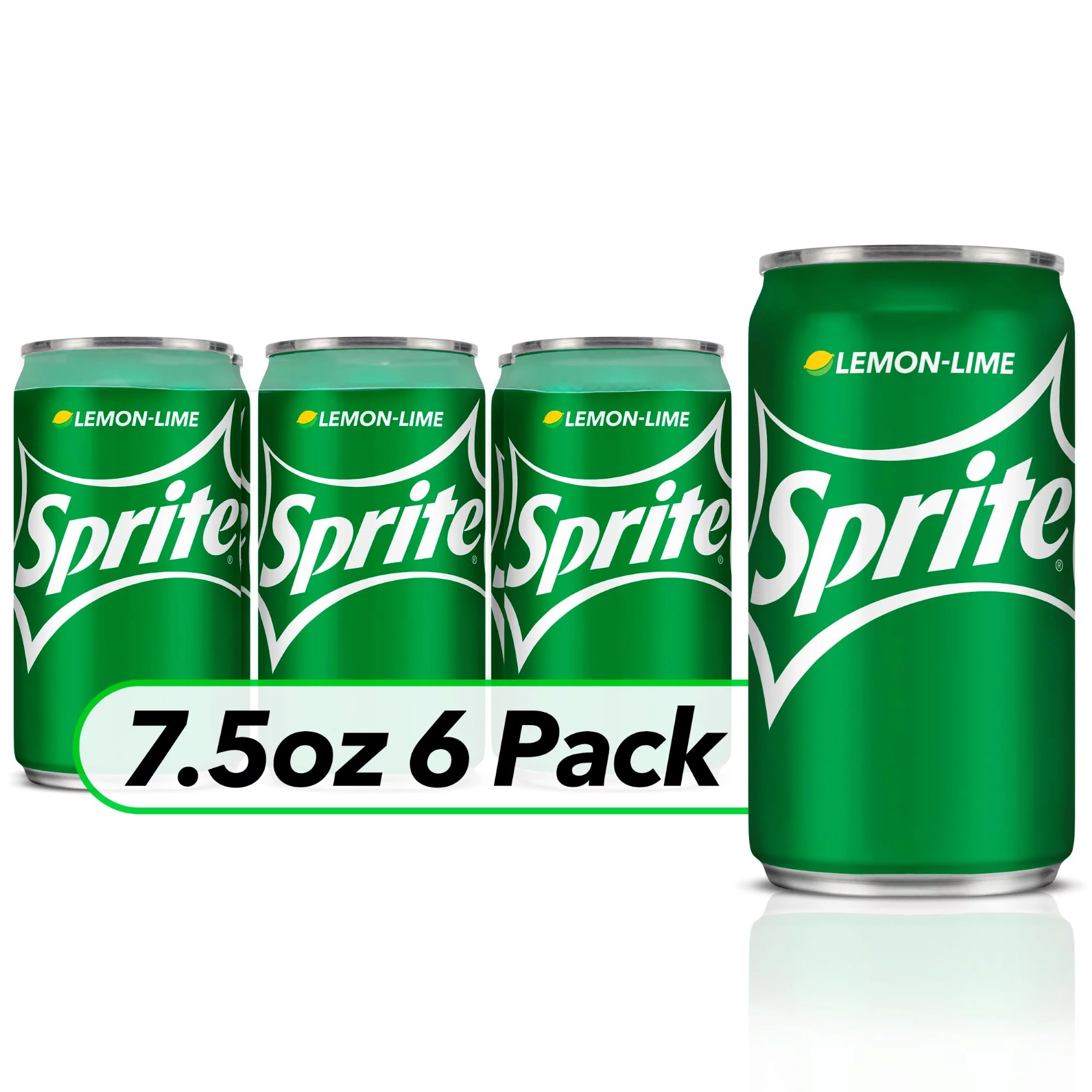 Sprite Lemon-Lime Soda 7.5oz Mini Cans, Quantity of 12