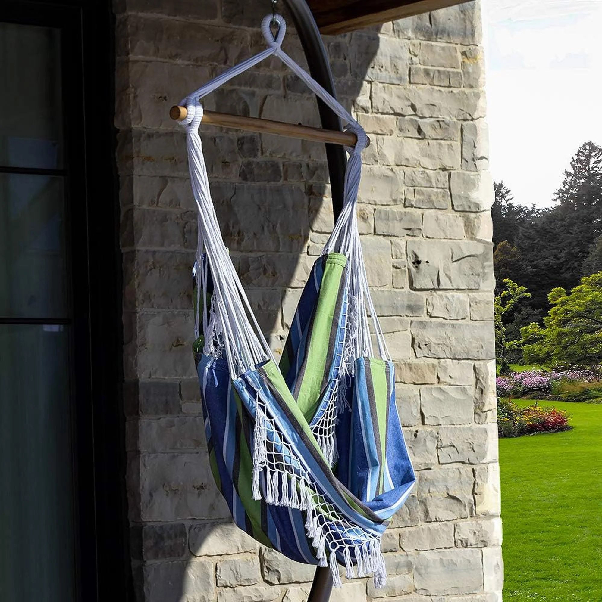 Vivere Brazilian Hammock Chair, Oasis