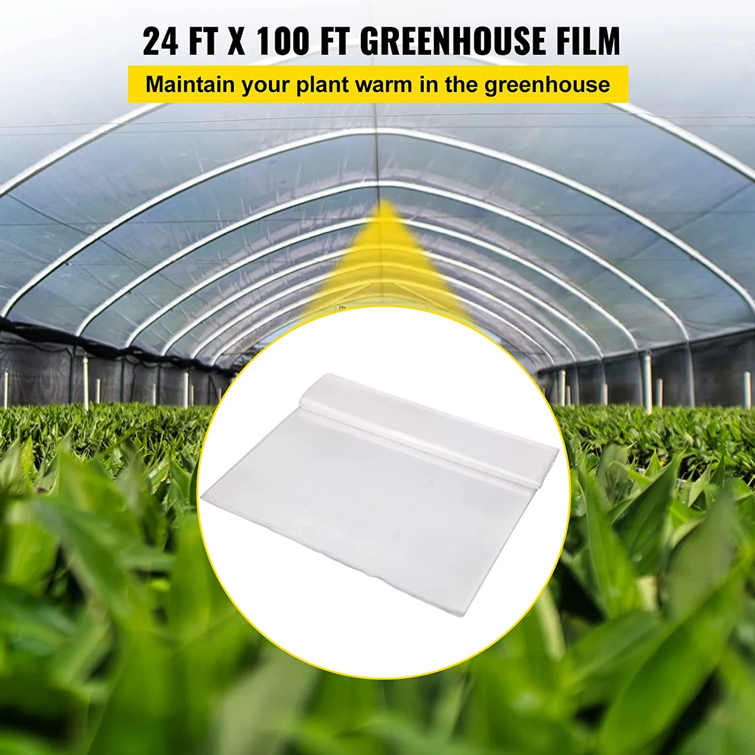 Vevor  24 x 100 ft. Greenhouse Film