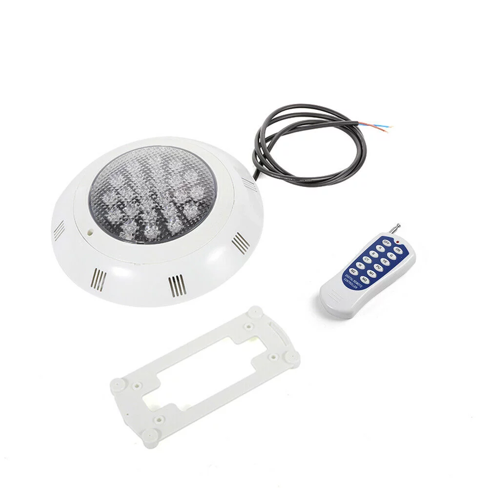 RGB LED Underwater Fountain Swimming Pool Light Waterproof Lamp & Remote NEW