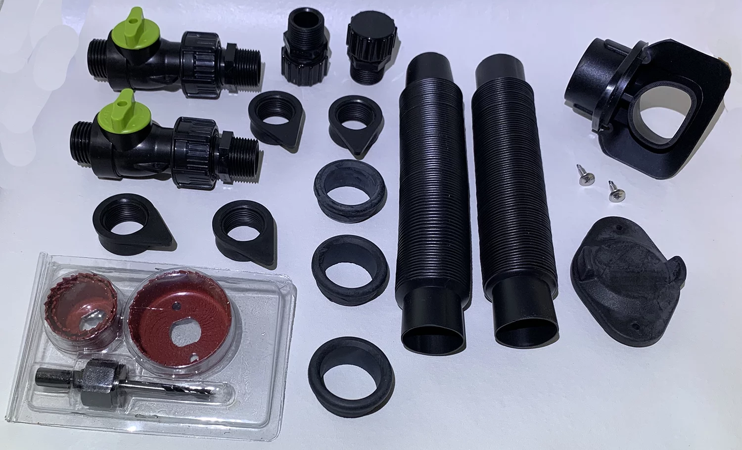 EarthMark, Rain Barrel Kit with Linking Kit to 2nd Rain Barrel