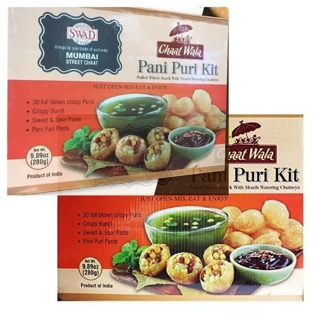 Swad Combo Spicy Mint And Tamarind Pani Puri Pani (31.4oz)