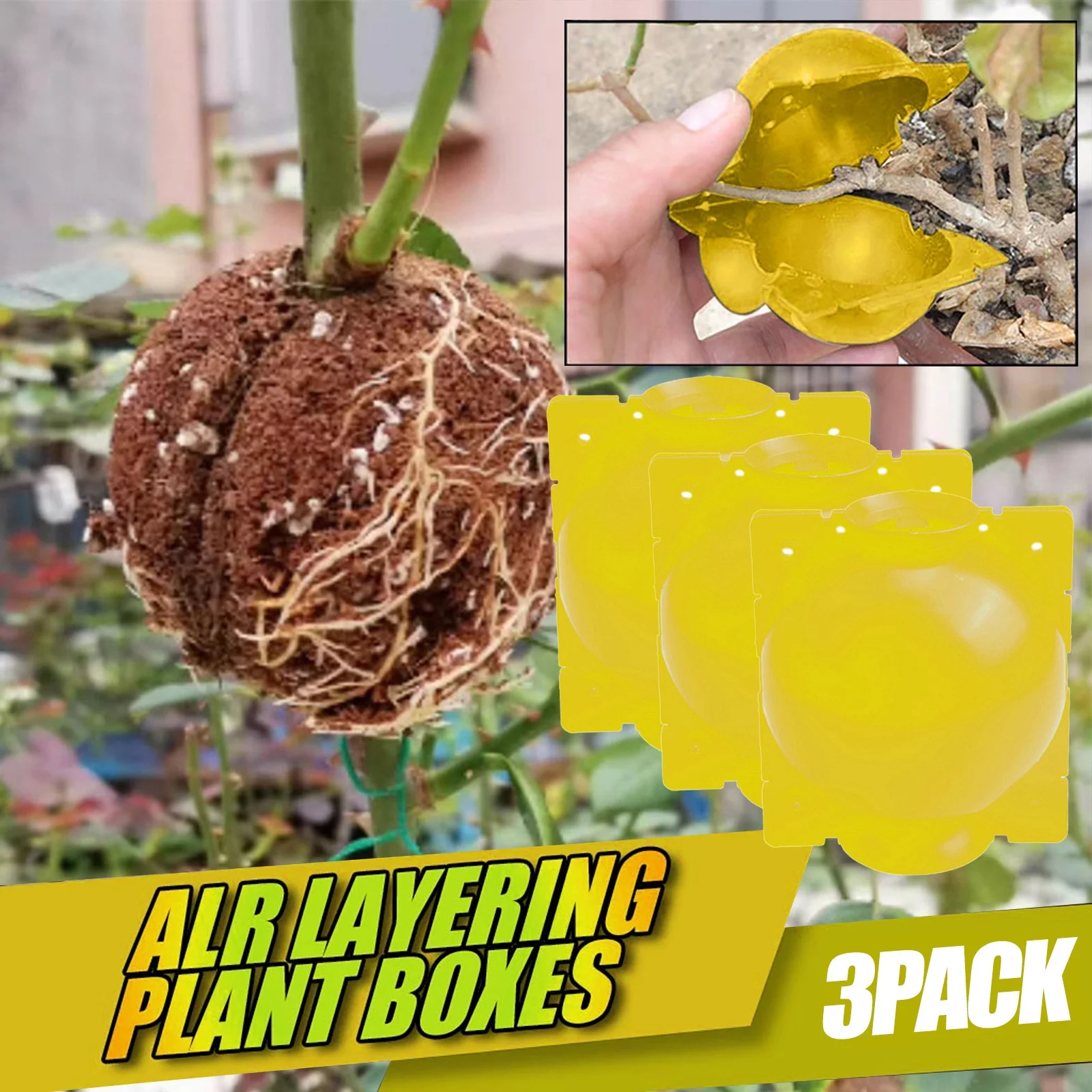 Patio Lawn Garden Farmhouse Decor Plant Rooting Device High Pressure Propagation Ball High Pressure Box Grafting