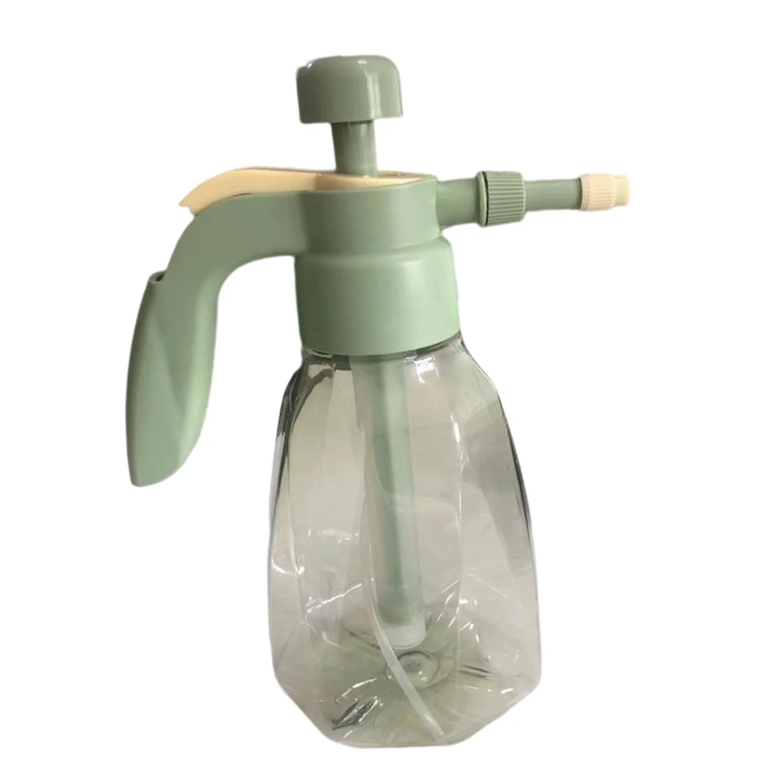 Garden Pressure Pump Sprayer Watering Can 1.5L Lightweight for Outdoor Plant Car Washing Rotating Sprinkler Handheld Green