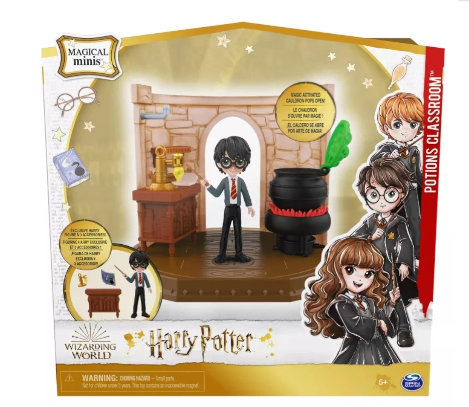 The Wizarding World of Harry Potter 6061847 Magical Minis Potions Classroom Playset