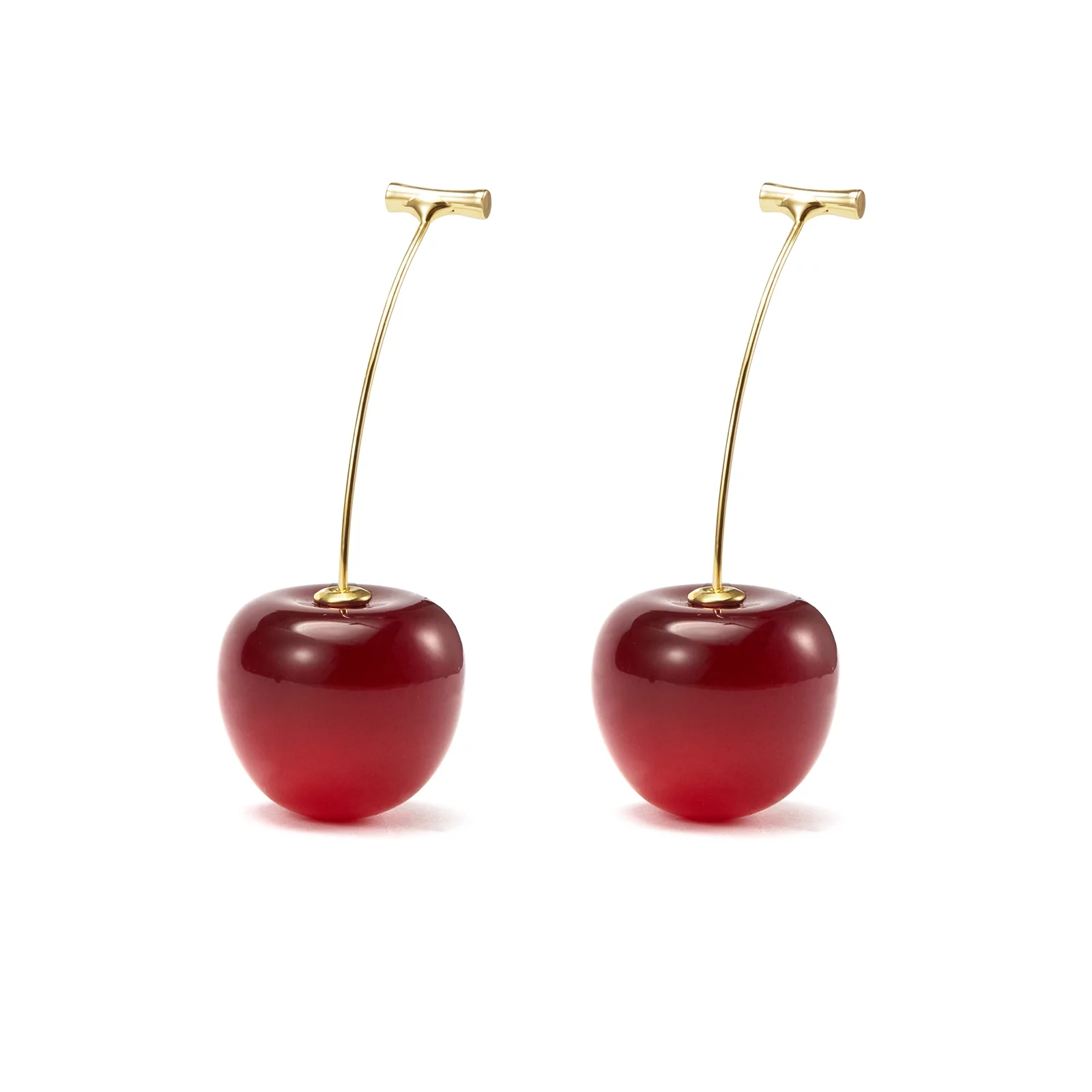 IDOKAWA Cherry Earrings for Women Sweet and Lovely Fruit Drop Dangle Earrings for Birthday Christmas Valentine's Day Mother's Day