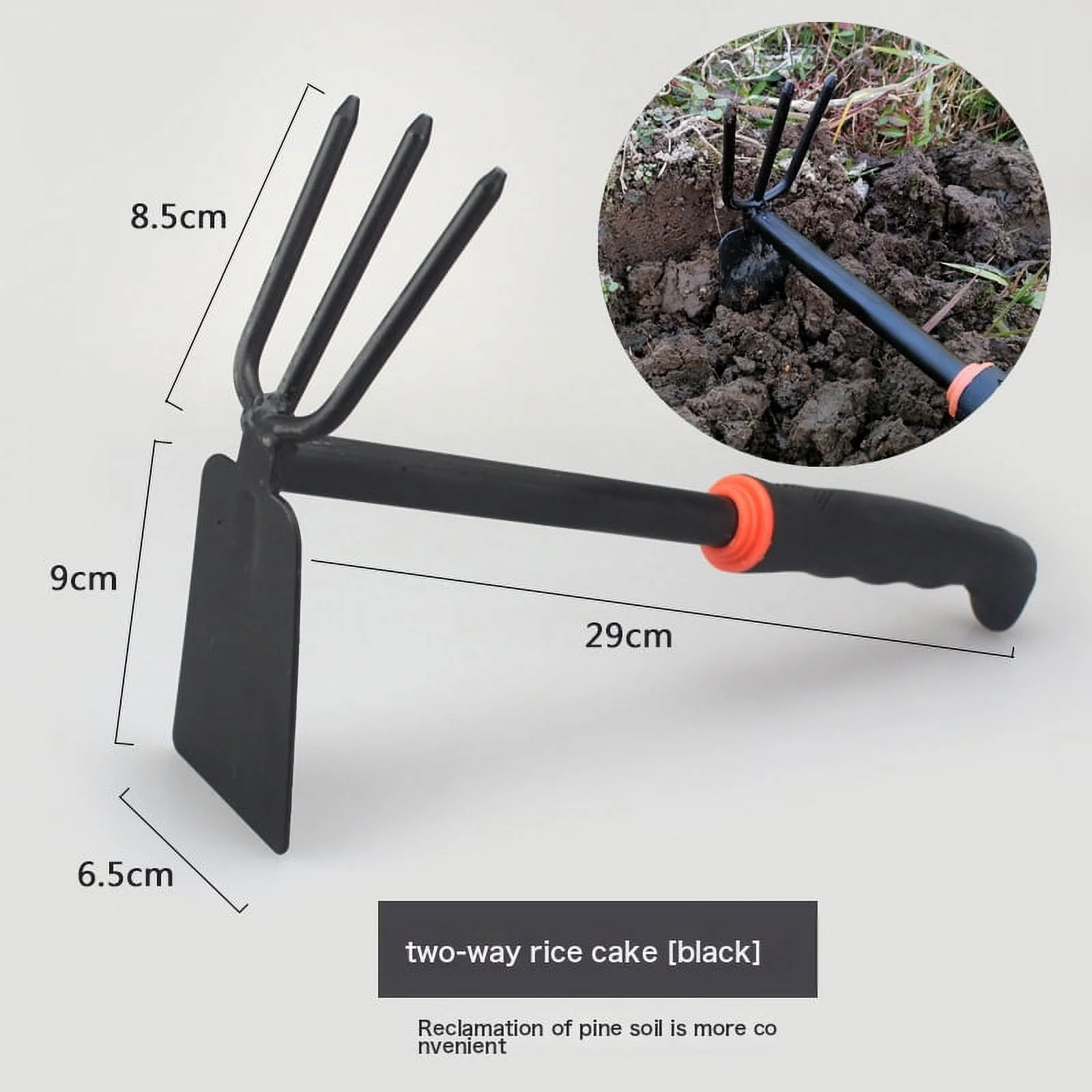 Small Black Shovel Set Of Four Gardening To Catch The Sea Tools Turning Soil Planting Tree Shovel Rake Large Shovel Hoe Planting Flowers