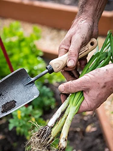 Gardener's Supply Company Premium Hand Forged Trowel | Heavy Duty Quality Gardening Shovel | Outdoor Gardening Tool for Cultivating Soil, Seed Transplanting
