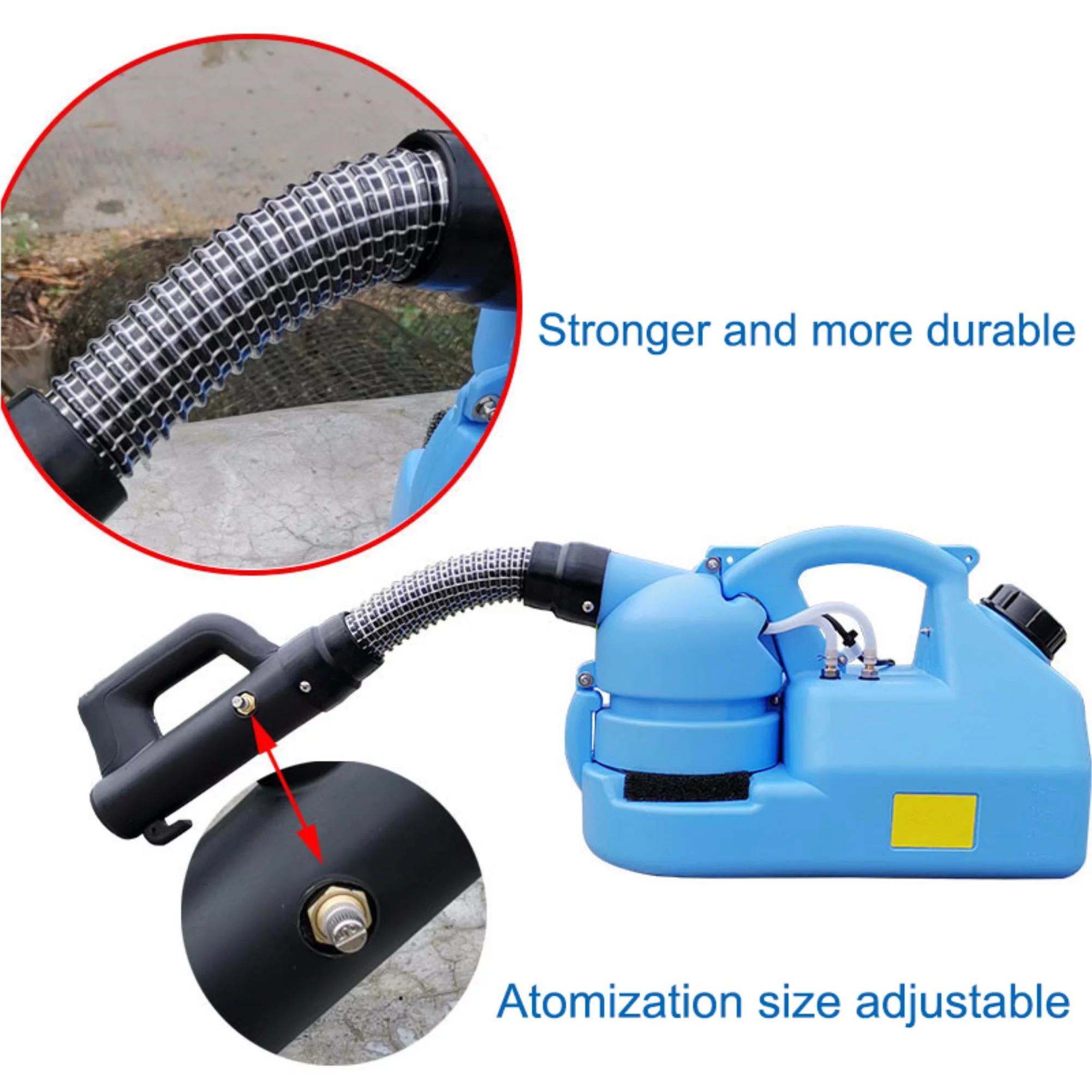 Efficient 7L Electric ULV Sprayer Fogger for Ultra Low Capacity Mosquito Control in Home or Garden: An Updated Mini Fogging Solution