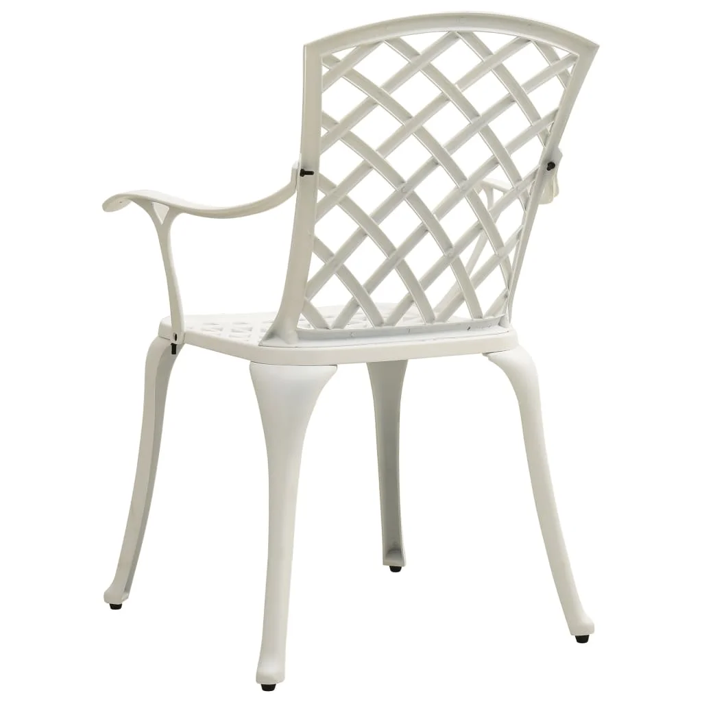 Andoer parcel,Chairs 6 Patio Chairs Cast Aluminum Chairs Set Of Set Of 6 Uteam White Cast White 0223054c 0224054c