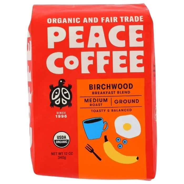 Peace Coffee Ground Tree Hugger Blend 12 oz