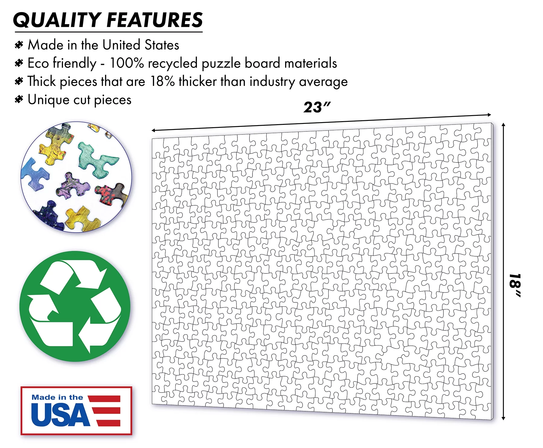 Springbok Peaceful Place - 500 Piece Jigsaw Puzzle for Adults - Unique Cut Pieces