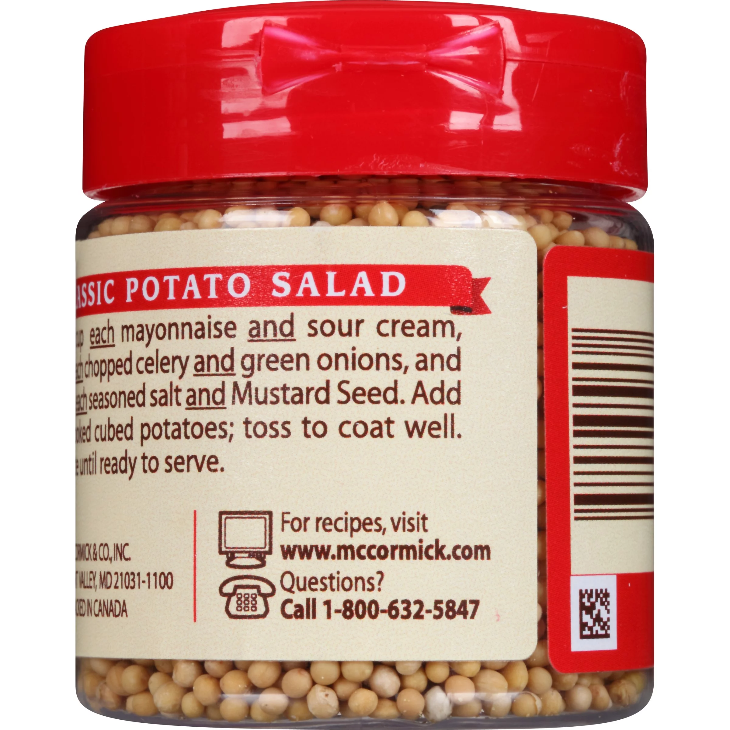 McCormick Mustard Seed, 1.4 Oz
