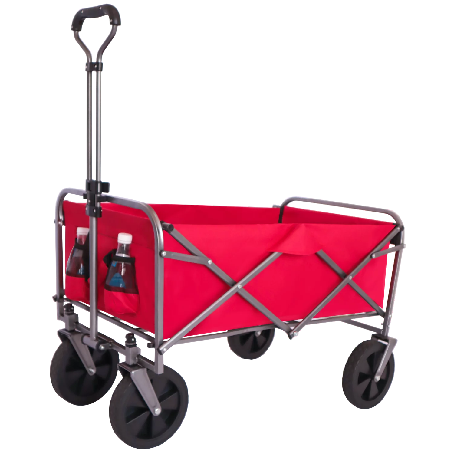 Outdoor Garden Multipurpose Micro Collapsible Beach Trolley Cart Camping Folding Wagon