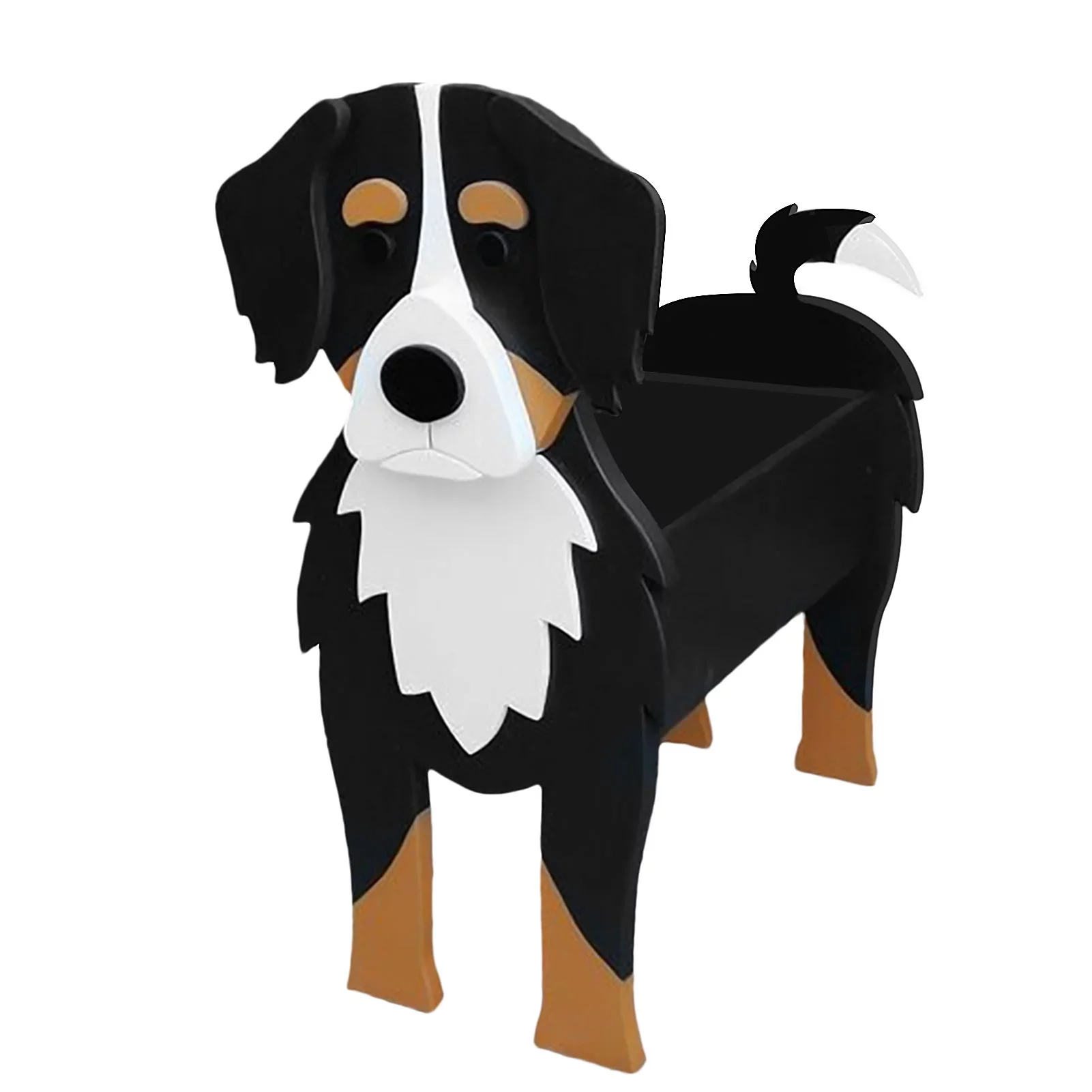 Anself Cartoon Animals Cute Dog Shape Pot Plant Garden Decorated Labrador Planter