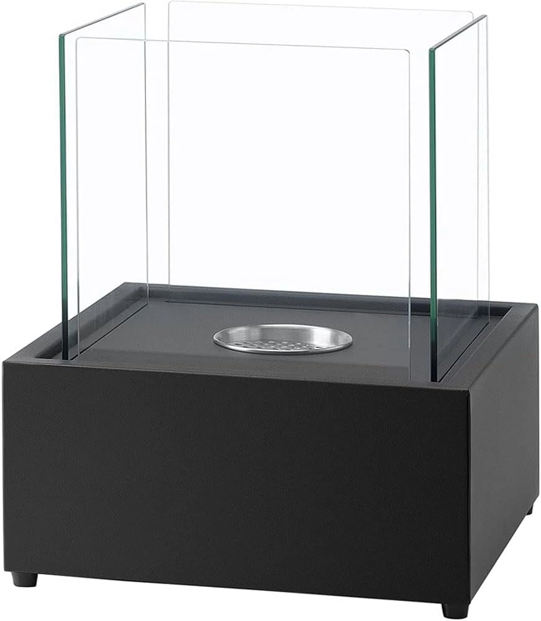 Portable Indoor/Outdoor Freestanding Ventless Bio Ethanol Fireplace - Cube XL |