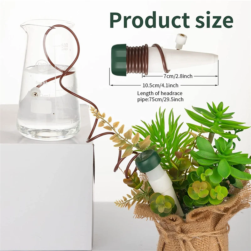 Self Plant Watering Device Automatic Watering Spike Stake Plant Self Drip Irrigation Slow Release Water Dripper  Plant Poured