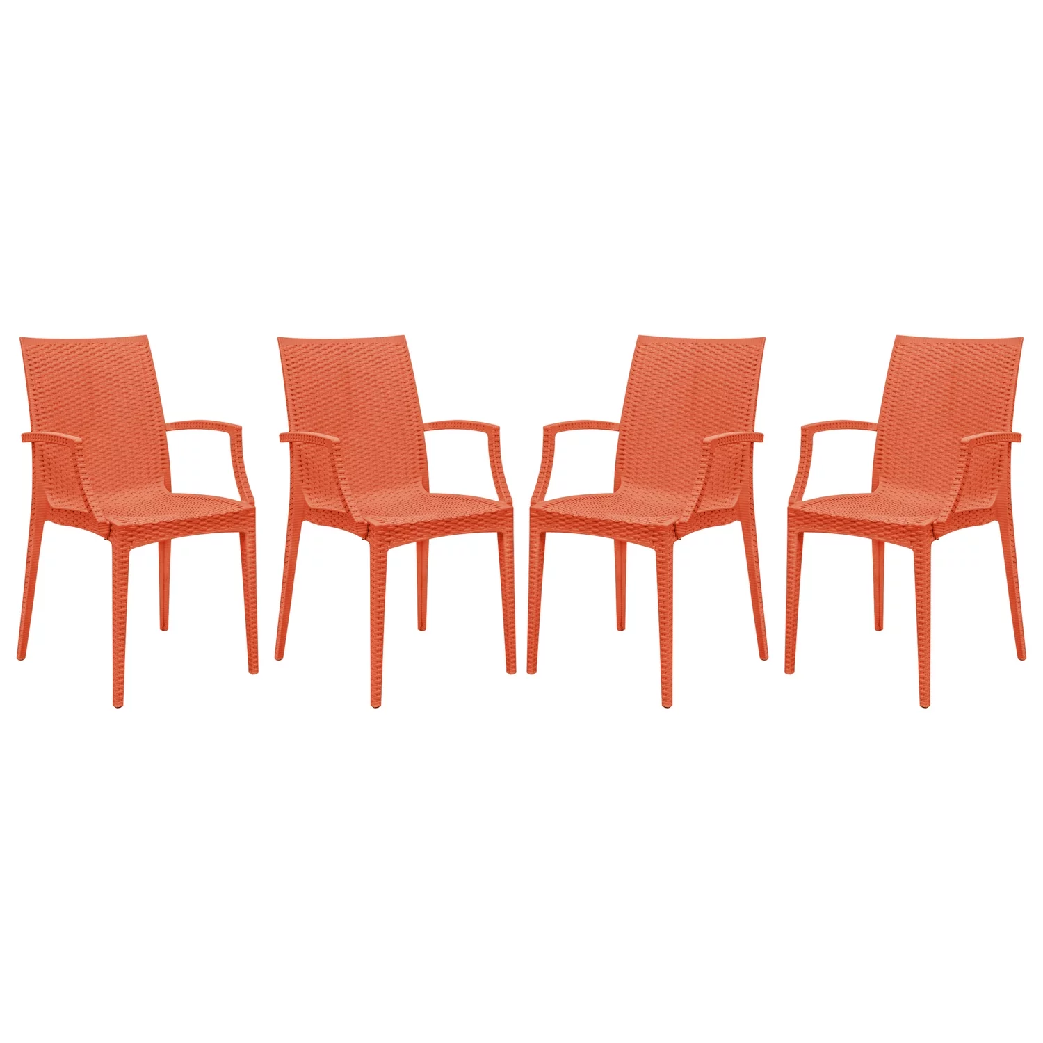 HomeStock Contemporary Chic Indoor/Outdoor Chair - Set of 4