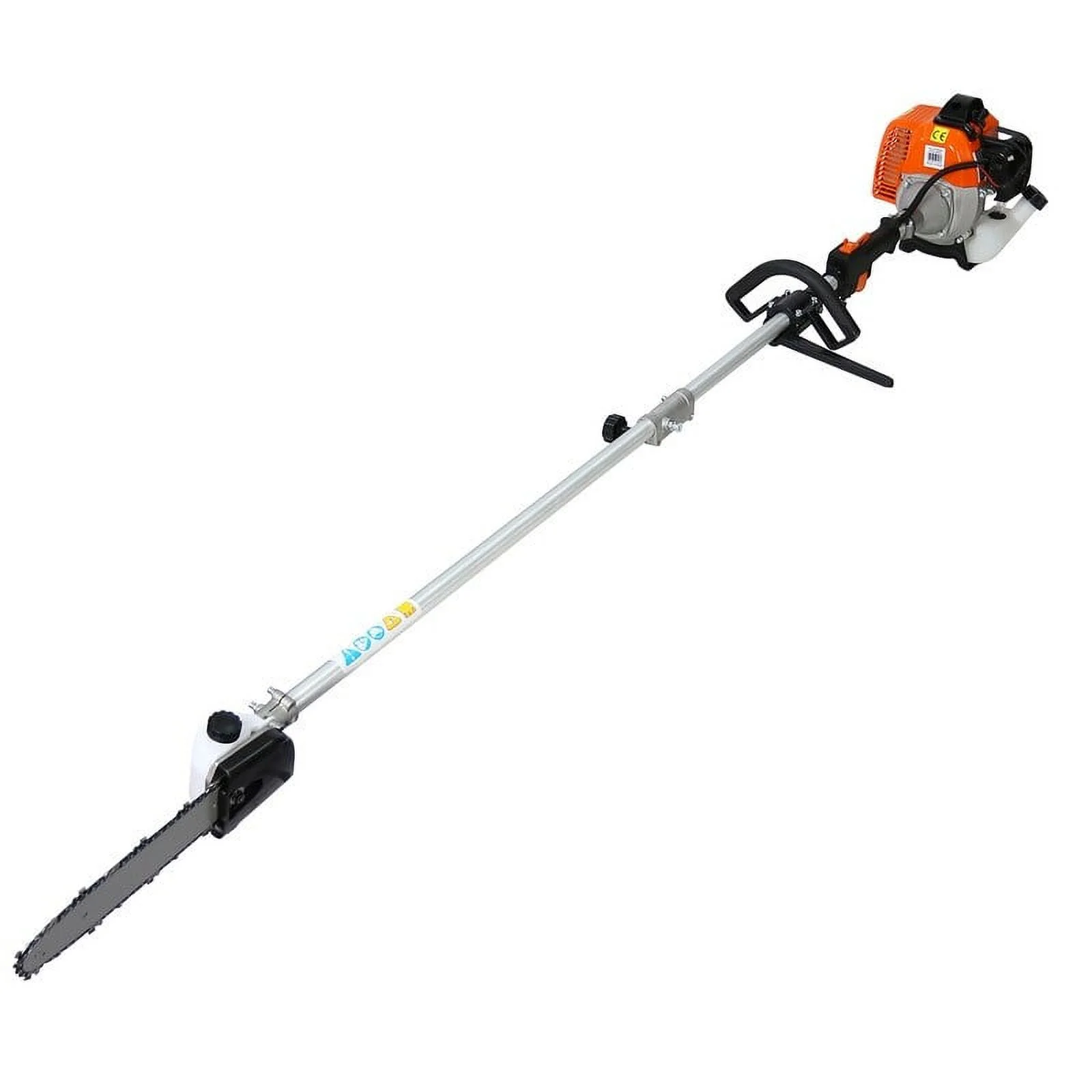 4 in 1 Trimming Tool, 52CC 2-Cycle Garden Tool System w/ Gas Pole Saw, Hedge Trimmer, Brush Cutter