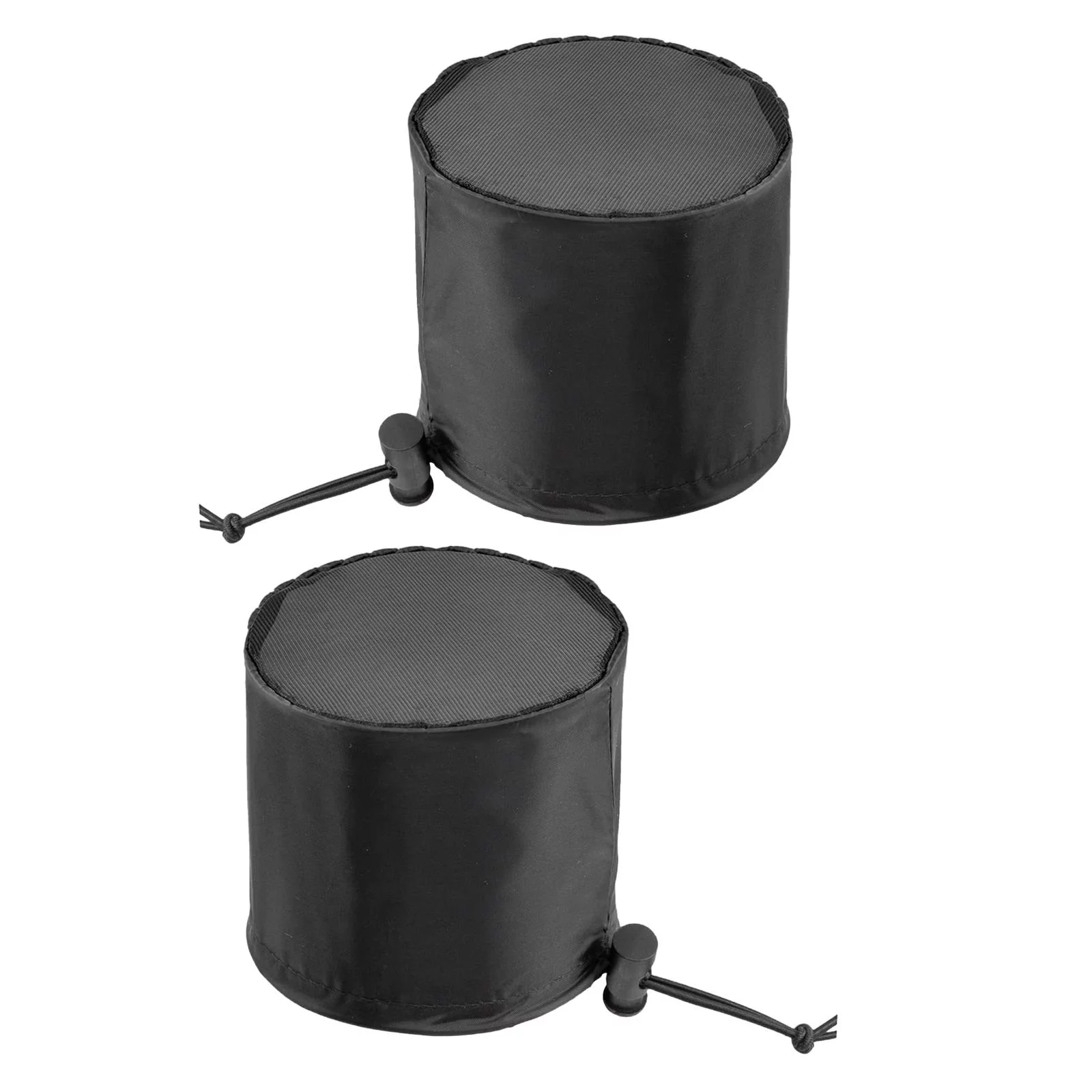 2x Grow Tents Vent Cover Dustproof Accs for Indoor Greenhouse Plant Growth 6inch Black