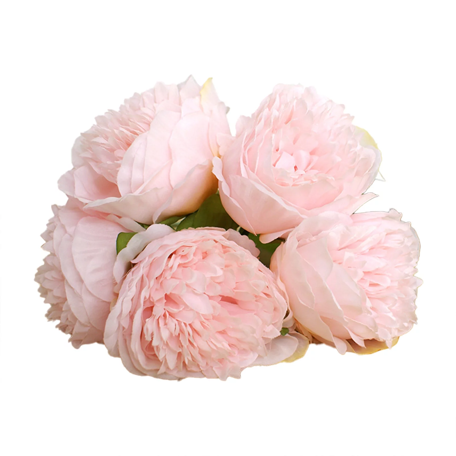 Scceatti Faux Flowers for Outdoors 5Pcs Artificial Peony Silk Flowers Fivehead Peony Letters Put A Bunch Of Peony Flowers Home Wedding Props Studio Shooting Flowers for Garden Patio Front Porch