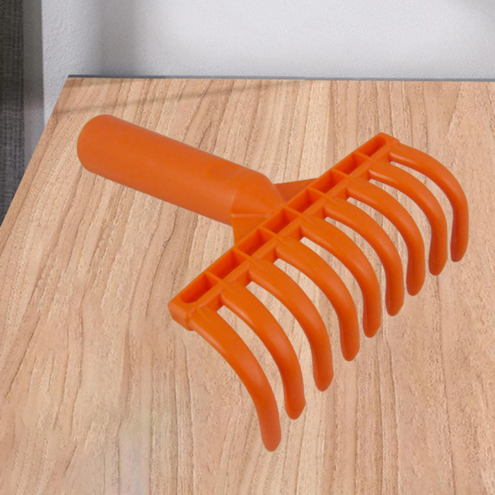 figatia Small Yard Leaf Rake Hand Rake Claw Lightweight Ergonomic Reusable Garden Rake Tool Leaf Grass Rake Leaves Clean up of Plants