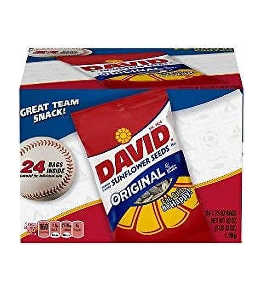David Original Sunflower Seeds [24CT Box]