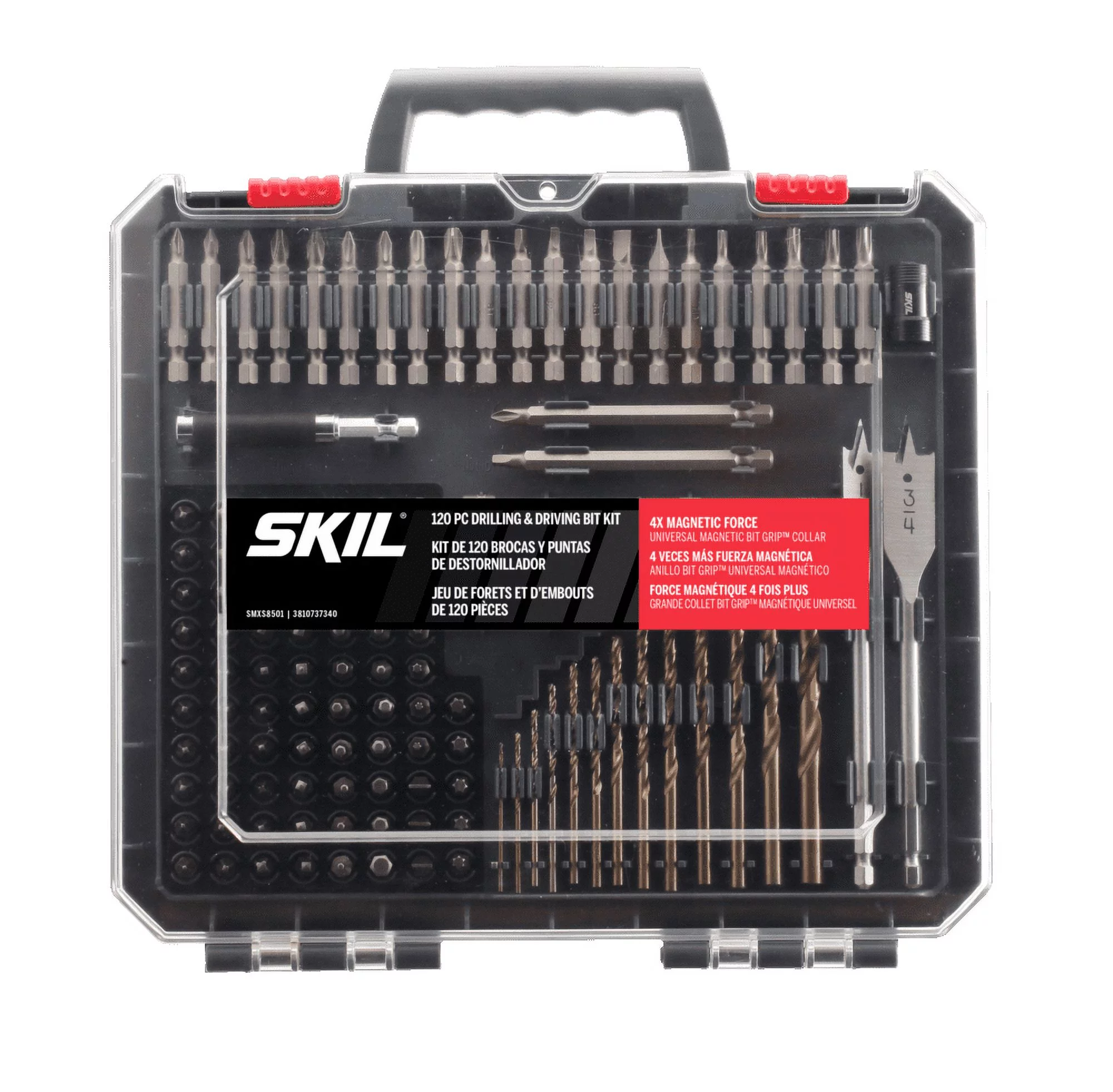 SKIL 120-Piece Drilling & Driving Set with Bit Grip, SMXS8501