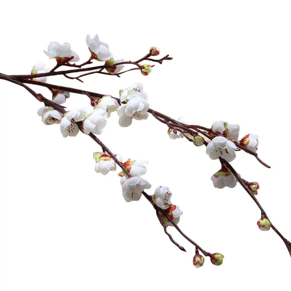 YDNGF Simulated Flower Winter Plum Blossom Japanese Style Cherry Blossom Artificial Flowers Floral Wedding Bouquet Home Decor