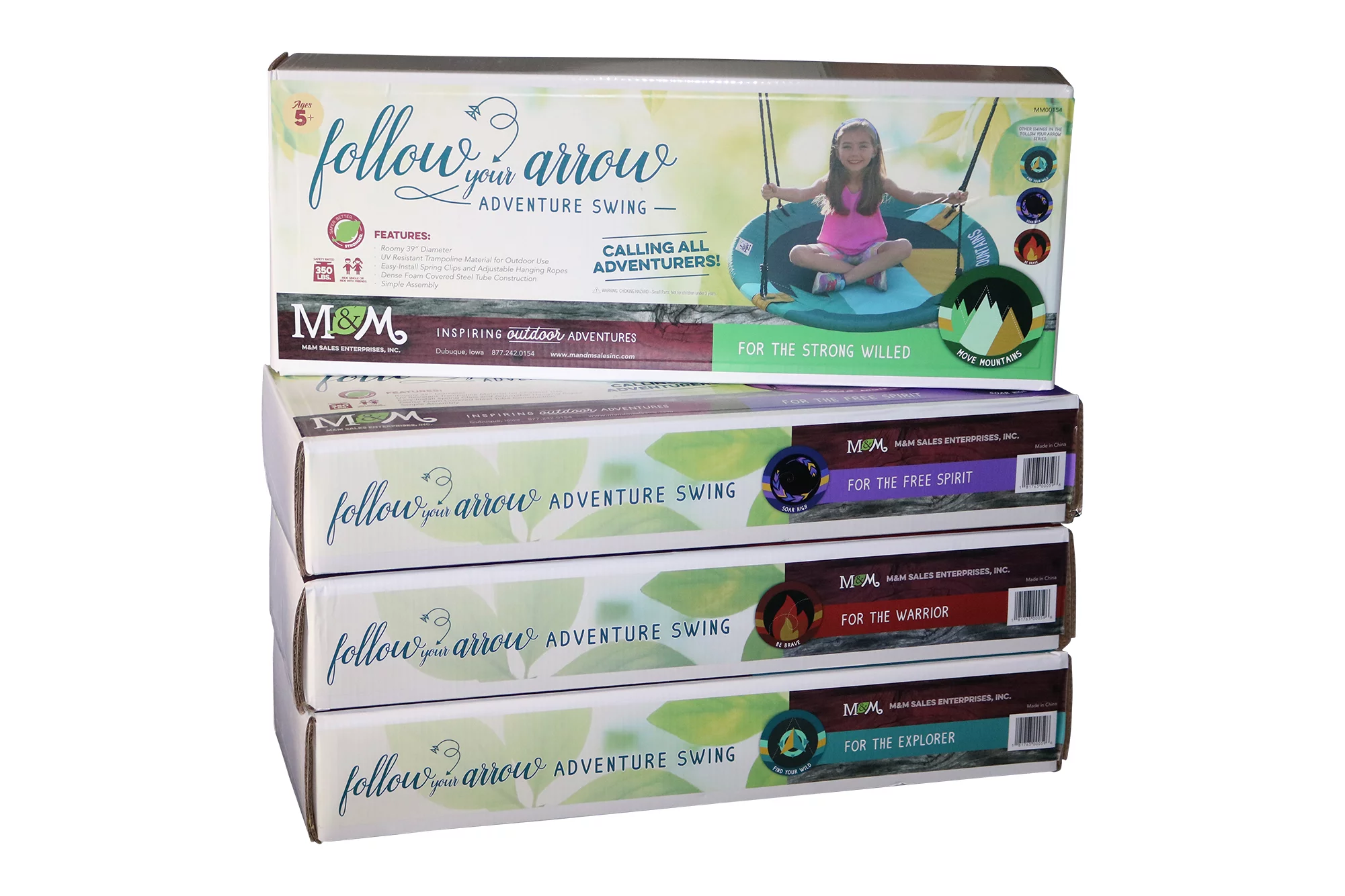 M&M Sales Enterprises Inc Move Mountains Adventure Mat Swing