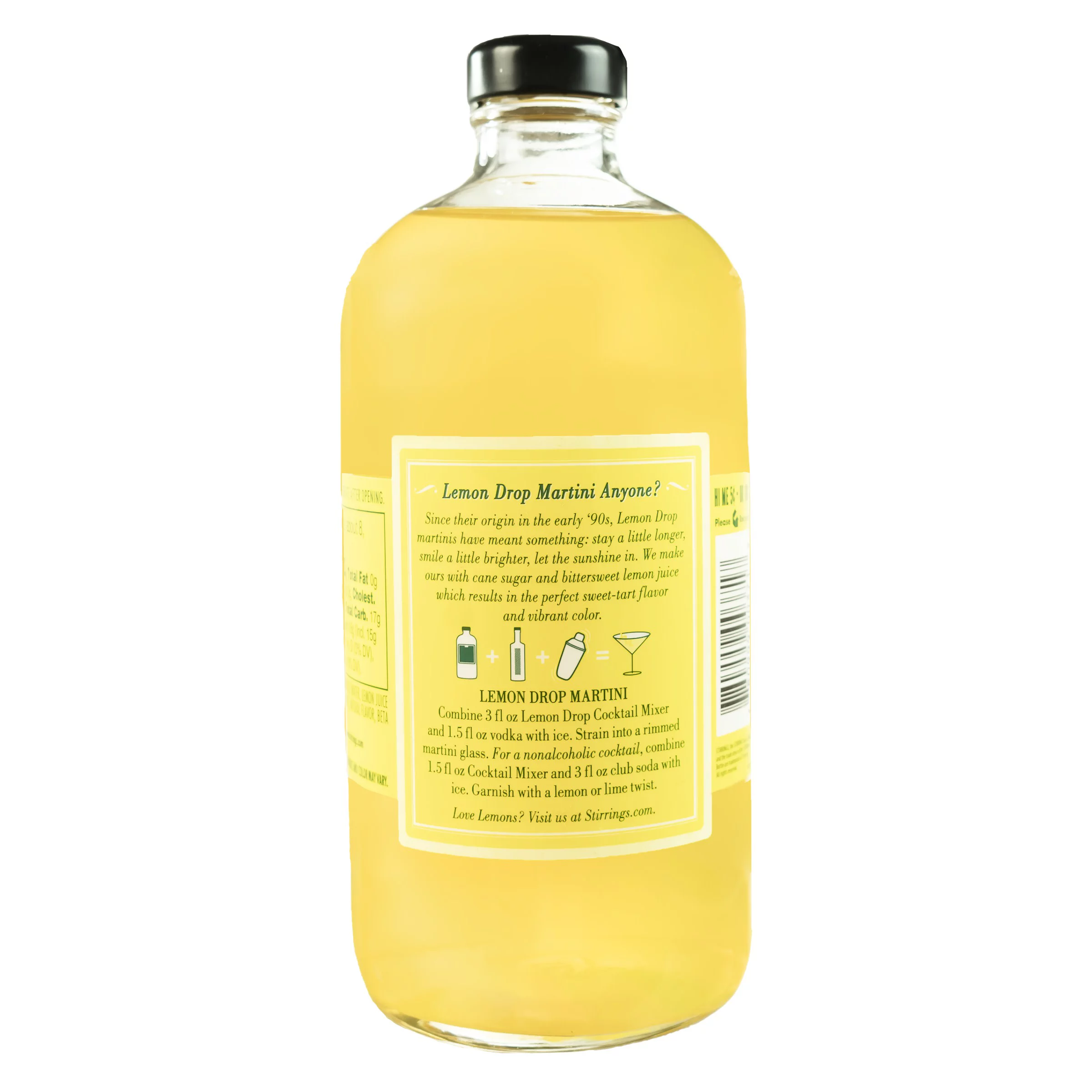 Stirrings Lemon Drop Cocktail Mixer, 750ml