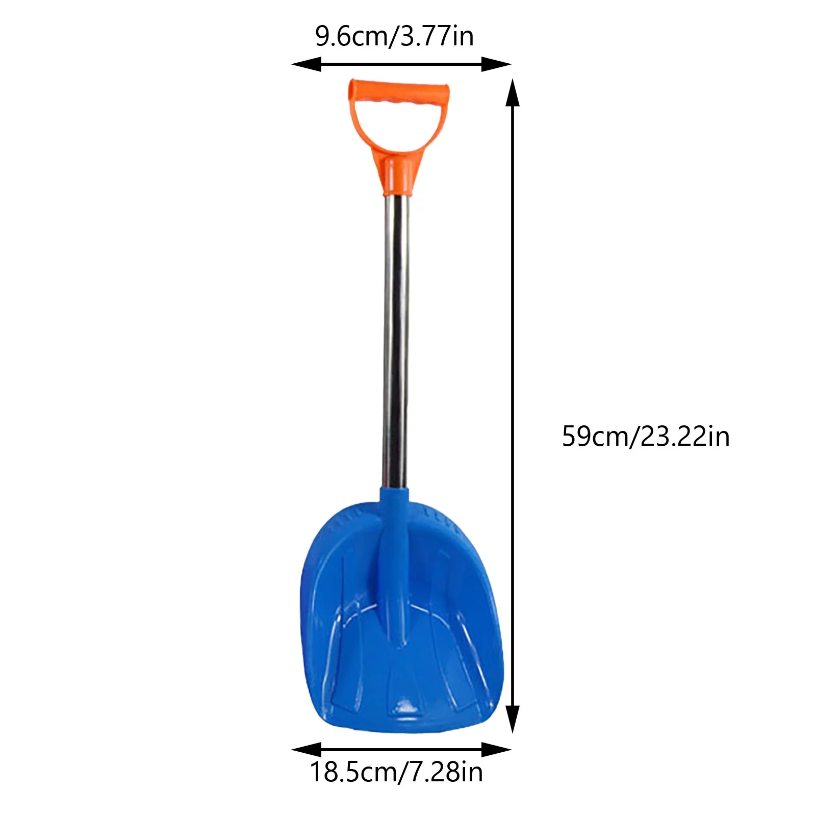 Youth Neck Guard Pattern Children's Snow Shovel Children's Beach Shovel With Stainless Steel Handle Birthday Gifts For Dad