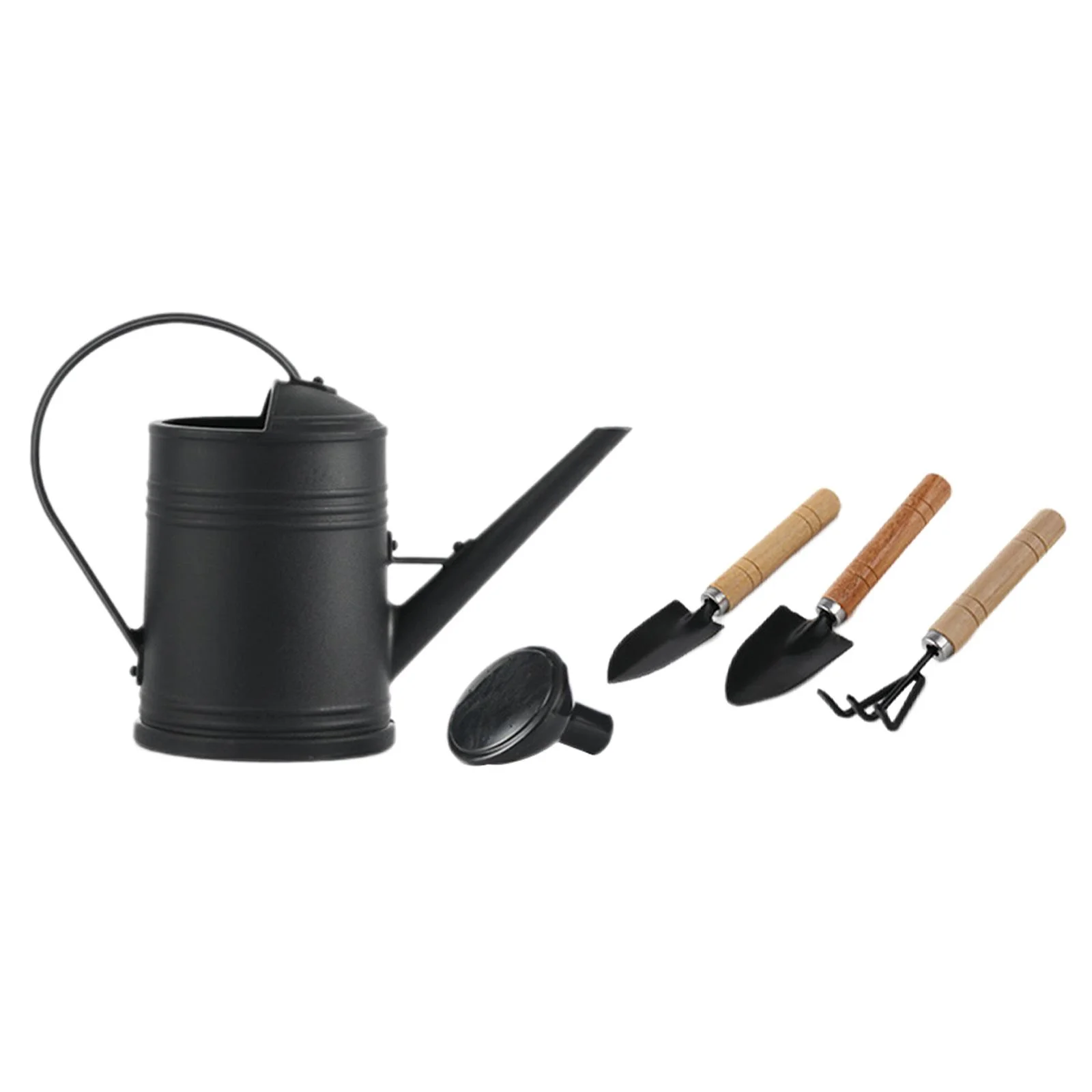 Colaxi Long Mouth Watering Can Garden Watering Pot Long Spout Gardening Tools Watering Sprinkler Pot for Outdoor Plant Indoor Plants Black