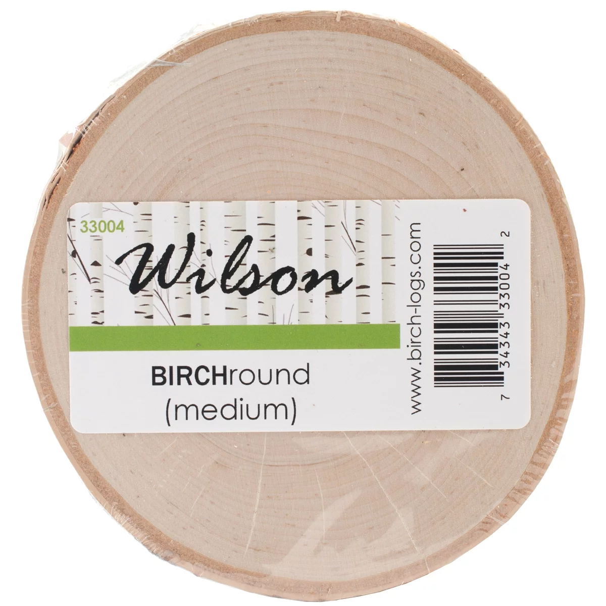 Wilsons Natural White Birch Rounds Medium-4