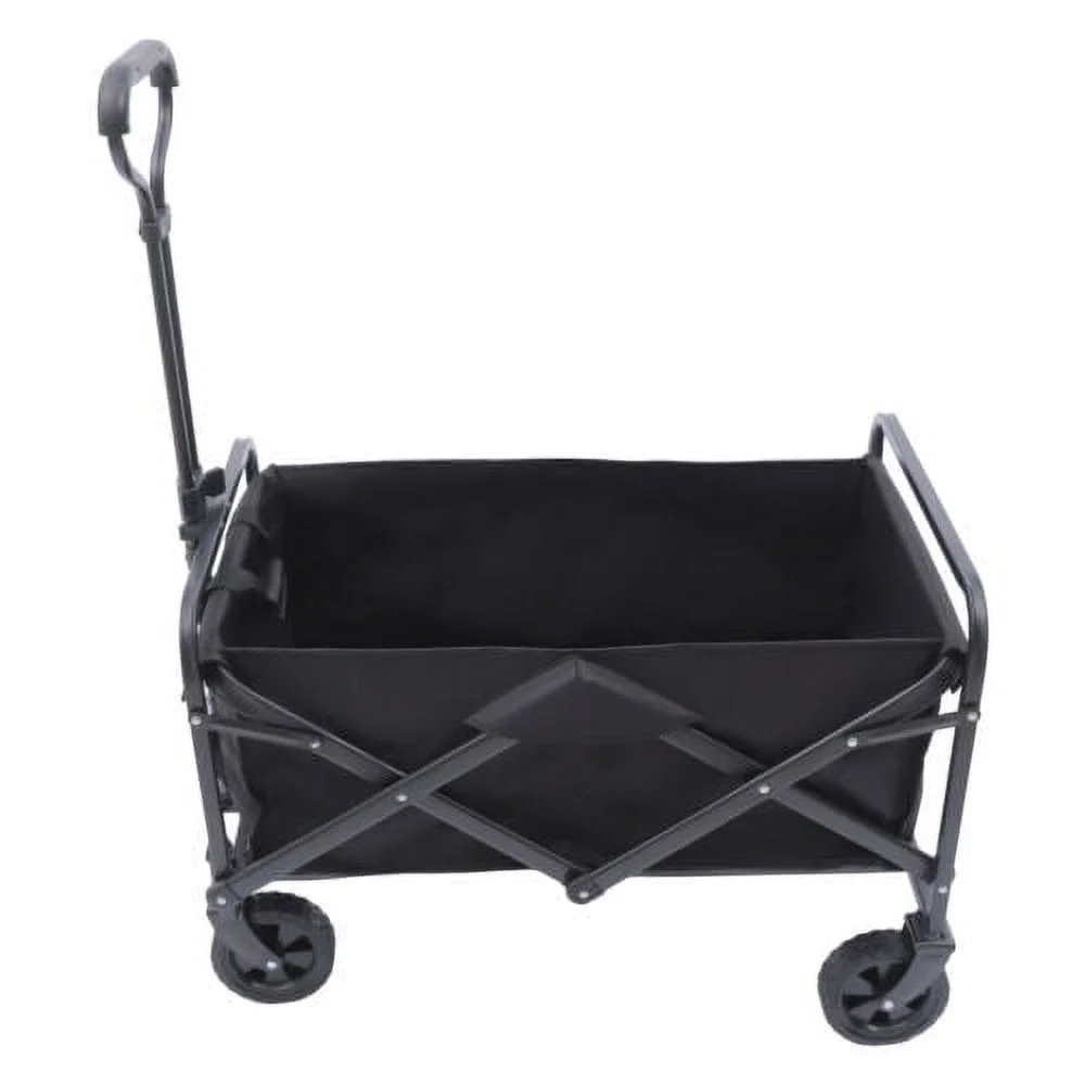 Folding Camping Trolley with 176 LBS, Heavy Duty Festival Trolley, Big Wheels